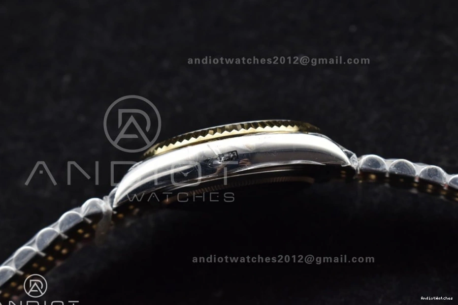 SS Best Noob A23J Skydweller On SS YG White Bracelet 1113 Edition EasyCare YG Dial 1202